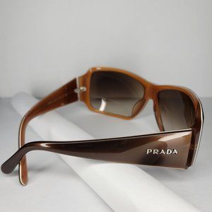 Authentic Prada Women's SPR09G Sunglasses Brown